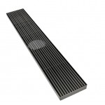 DIY Outlet 304 Stainless Steel Linear Floor Drain 80mm Outlet 800 Long (No Pre-Cut Outlet)